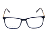 Armação para óculos de grau New Glasses YF1041 Quadrada azul