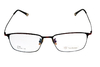 Armação para óculos de grau New Glasses 1006 Quadrada preta e vermelha