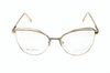 Armação para óculos de grau New Glasses SS9011 Acetato dourada