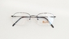 Armação para óculos de grau London L-5211 C. 17 Preta metal e fio de nylon