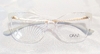 Armação para óculos de grau Grazi 3097 J335 Acetato translúcida e azul bebê