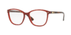 Armação para óculos de grau Jean Monnier J8 3201 I366 Quadrada vermelha