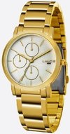 Relógio feminino analógico Lince LMG4568L C1KX Dourado