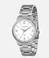 Relógio Lince LRM4286L B2SX feminino prata com fundo branco