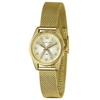 Relógio analógico feminino Lince LRG4674l Pequeno dourado