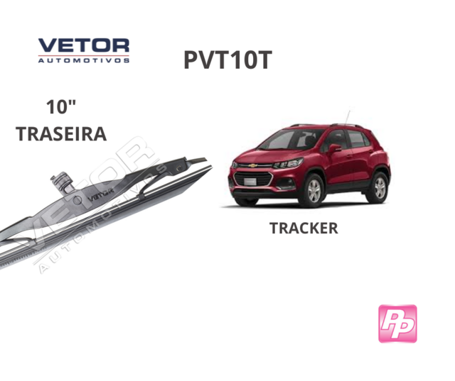 Palheta Traseira Nova Tracker PVT 10T