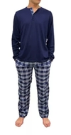 Pijama Hombre Invierno Algodon Y Pantalon Viyela 3 Ases 706