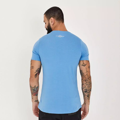 T-Shirt Basic Buh Prata Azul na internet