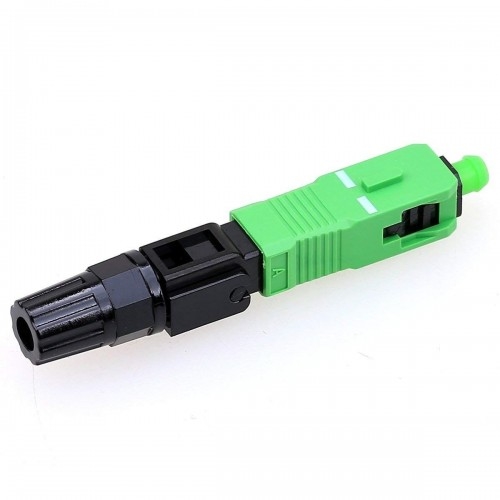 100 UN CONECTOR FAST RÁPIDO FIBRA ÓPTICA VERDE SC APC