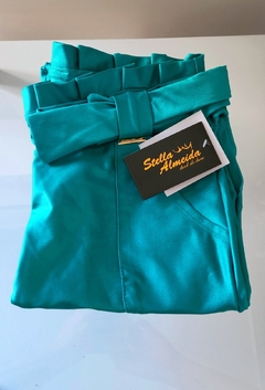 Calça clochard verde pantoni - comprar online