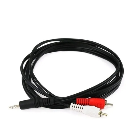 Cable De Audio Miniplug 3.5mm A Rca Noga 1,8 Metros Auxiliar