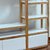 Estantería biblioteca rack Eyra Trio madera paraiso y laqueado blanco con 4 cajones 2 puertas 240 x 180 cm - LMO - comprar online