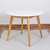 Juego comedor mesa Artus laqueada 120 cm + 4 sillas Eames del mismo color - tienda online