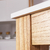 Mesa Comedor Winka madera paraiso tapa blanca 140 cm - LMO - tienda online