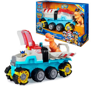 Camion de paw online patrol dinosaurio