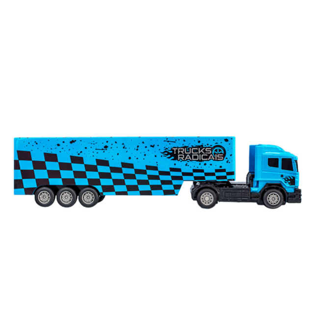 Caminhão - Carreta Controle Remoto - Azul - 20032 - Unik Toys