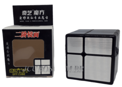 Mirror Blocks 2x2 Qiyi Prata - JcuboS - Cubos Mágicos Profissionais