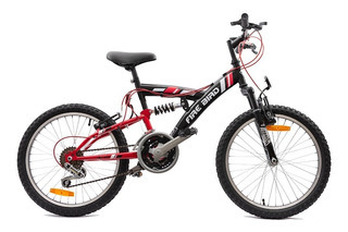 Bicicleta de Nene R20 Doble Suspencion y cambios Fire Bird