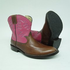 bota infantil, bota goyazes, bota bico quadrado, bota de couro, bota texana, bota roper, bota country, bota feminina