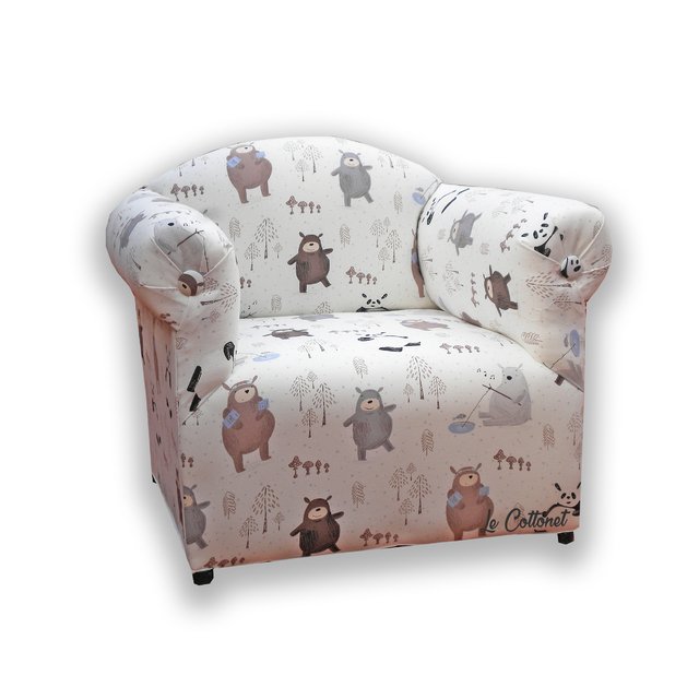 Sillón Infantil Simple Modelo Bears - Le Cottonet