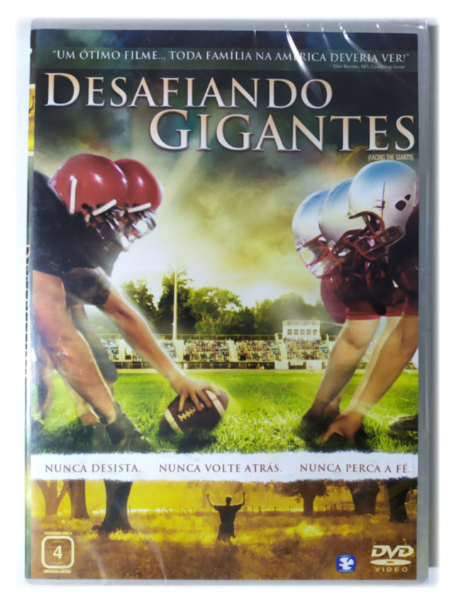 Dvd Desafiando Gigantes Alex Kendrick Shannen Fields Novo Original