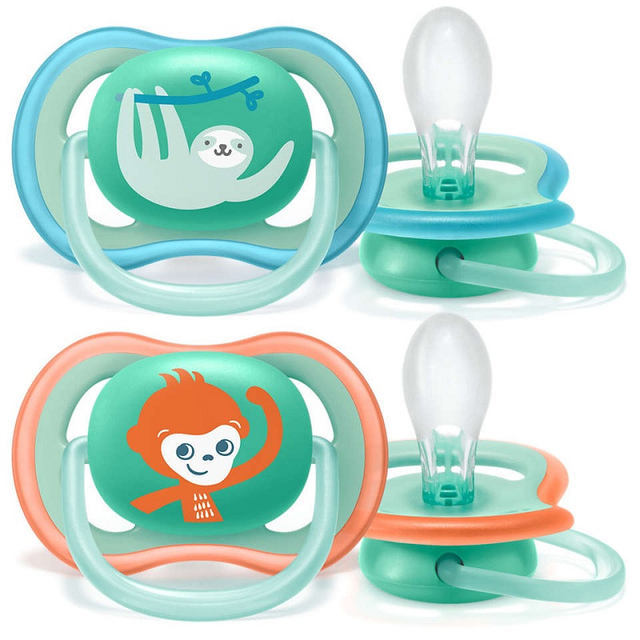 Avent Chupete Individual Ultra Air 0 – 6 Meses. Color Verde Scf444/10