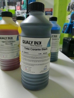 Tinta P/ cartuchos Hp Preta Corante Qualy Ink 1 Litro