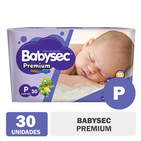 Babysec premium Pequeño x 30