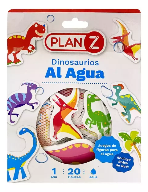 Dinosaurios al agua con bolsa para colgar - Plan Z