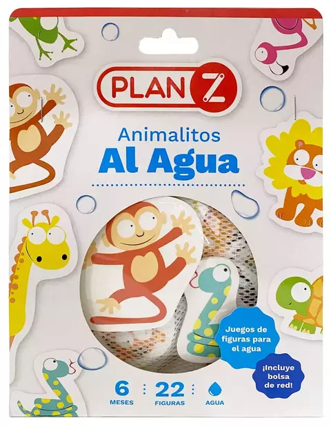 Animalitos al agua con bolsa para colgar - Plan Z