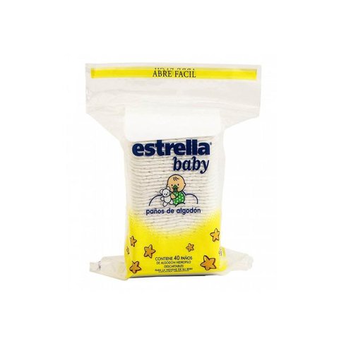 Paños Estrella Baby chicos x 40 Unidades