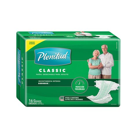 Plenitud Pañal Elastizado Classic x16U - comprar online