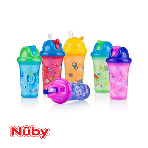 Vaso Nuby c/sorbete antiderrame y tapa deslizante - comprar online