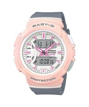 RELOJ CASIO BABY G DAMA CAJA BISEL CORREA RESINA LUZ LED MEMORIA