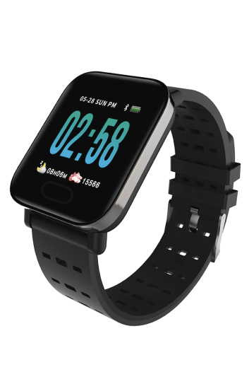 Reloj Inteligente Color Negro Para Android Y Iphone