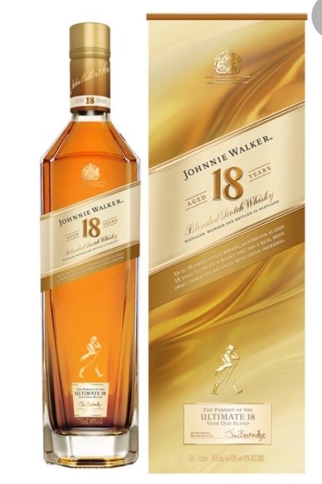 JOHNNIE WALKER 18 AÑOS