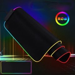 Mouse Pad Gamer Luz Led Rgb 7 Colores Usb 800x300mm Gms-x5 - tienda online