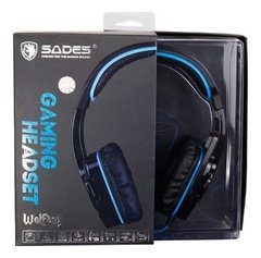 Auricular Headset Gamer Sades Wolfang Sa-901 Usb 7.1 Pc - comprar online
