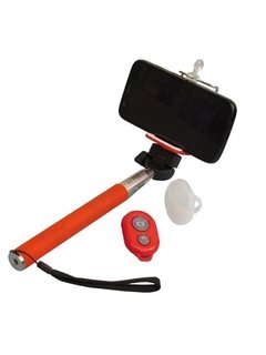 Baston Palo Selfie Stick Bluetooth Disparador Llavero Funda