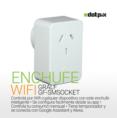 Enchufe Inteligente Wifi Gralf Gf-smsocket Domotica Smart
