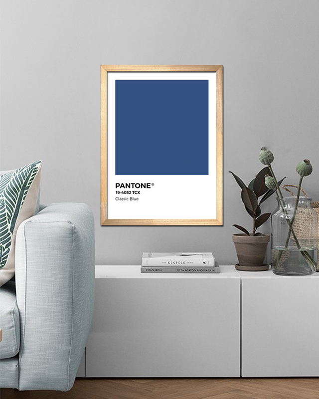 Cuadro Pantone Classic Blue Color del año 2020