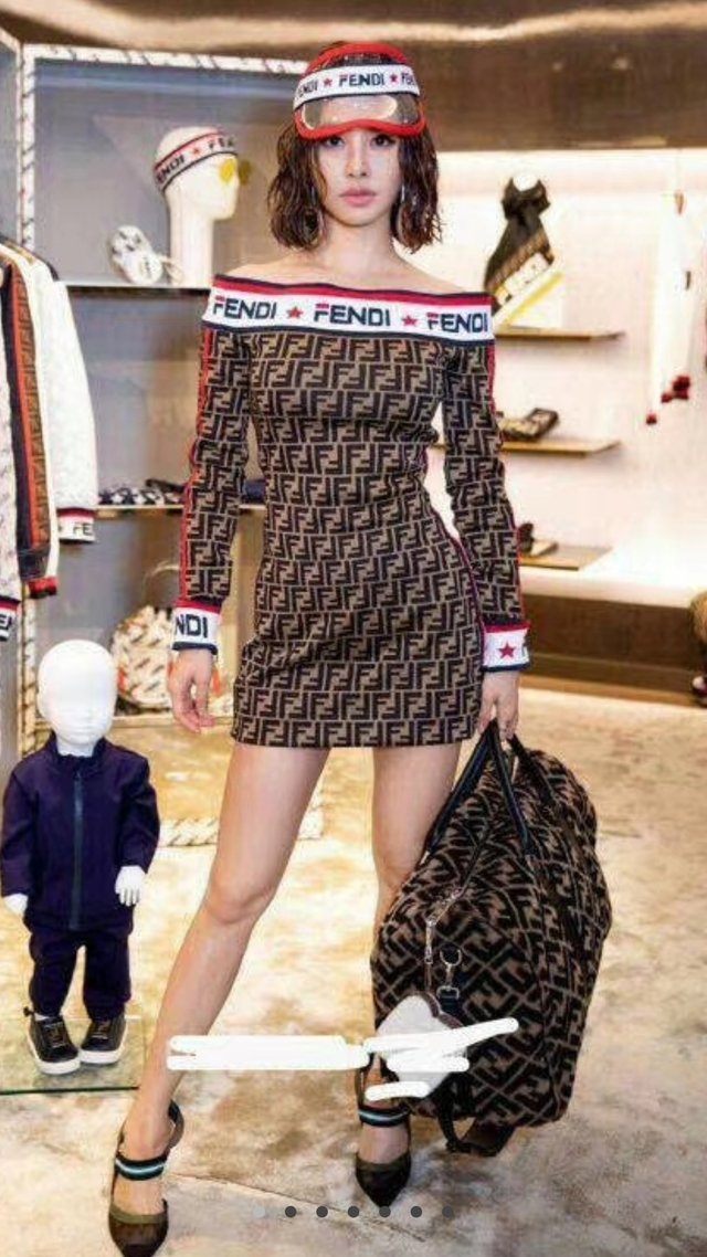 Vestido Fendi Fendi Mania Original - OCO1