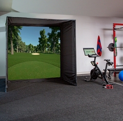 Simulador de Golf DIY con Skytrak en internet