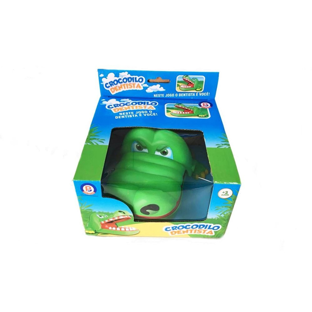 Jogo Crocodilo Dentista - Brinquedo Infantil Educativo Poli