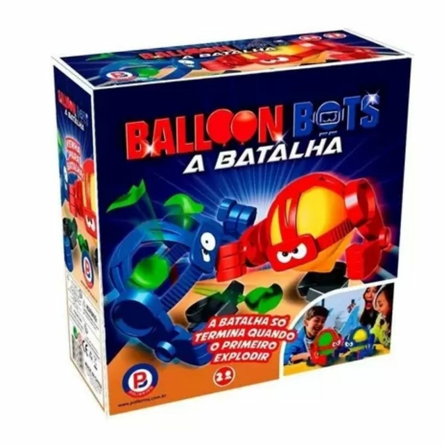 Jogo Balloon Bots A Batalha Balão Bexiga Robo Luta Polibrinq