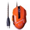 Mouse Warrior Gamer 3200 DPI Laranja USB Multilaser - MO263