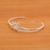 Pulsera Esclava de Acero Blanco NE210