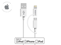 Cabo USB Comtac 2 em 1 - Lightning (Apple) + Micro USB - 9320