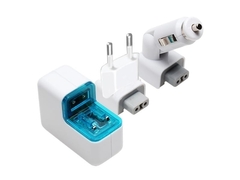 Carregador USB Comtac 2x USB + Veicular - 9114