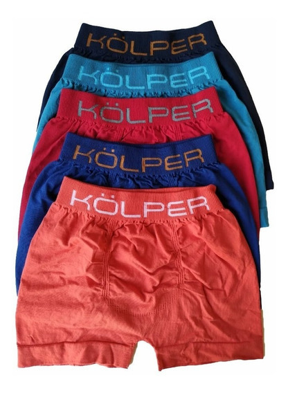 Boxer Kolper Art. 3600 Ni o algod n liso sin costura T. 4 al 16